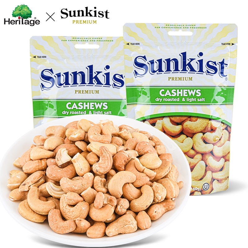 新奇士sunkist干局少盐160克袋装进口