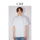 CMF夏季 T恤男 高街潮牌水洗磨毛同色LOGO刺绣圆领短袖 新款 美式