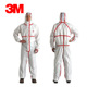 3M连体带帽4565防护服防尘服化学实验服喷漆工作静电衣防化服透气
