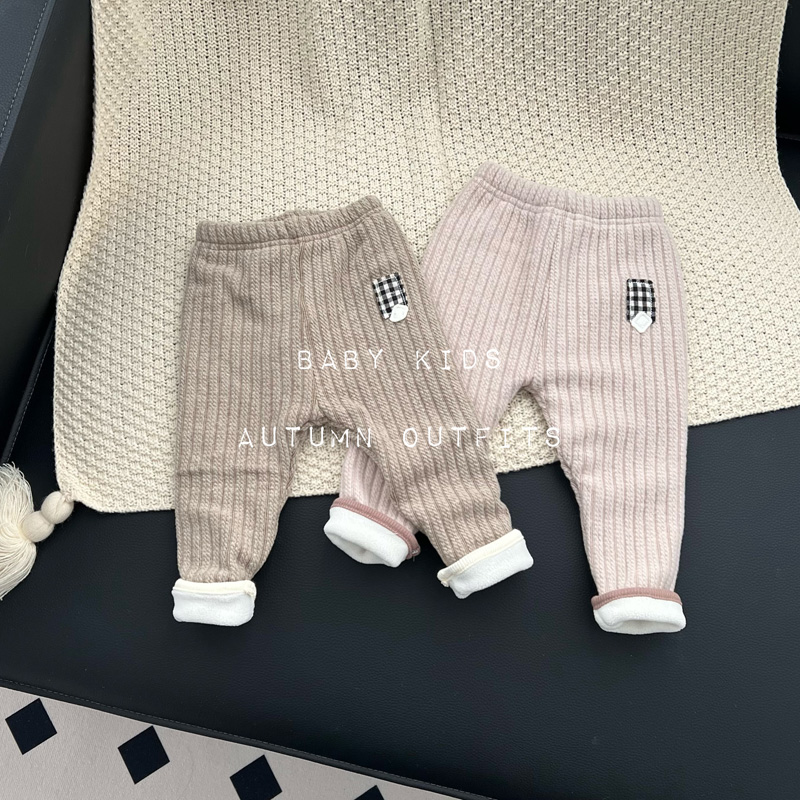 男女宝宝冬装打底裤婴幼儿童百搭洋气加绒保暖长裤洋气冬季裤子