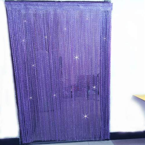 高档加密银丝线帘 装饰门帘 夏季防蚊蝇门帘 窗帘隔断帘挂帘