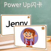 剑桥国际少儿英语Power Up英文闪卡教师教学PU01234塑封教具
