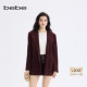 新年臻选 bebe2025秋冬新款 女士安可拉红磨毛宽肩款 西装 440101