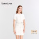bebe春夏系列女士蕾丝肌理感连衣裙150041