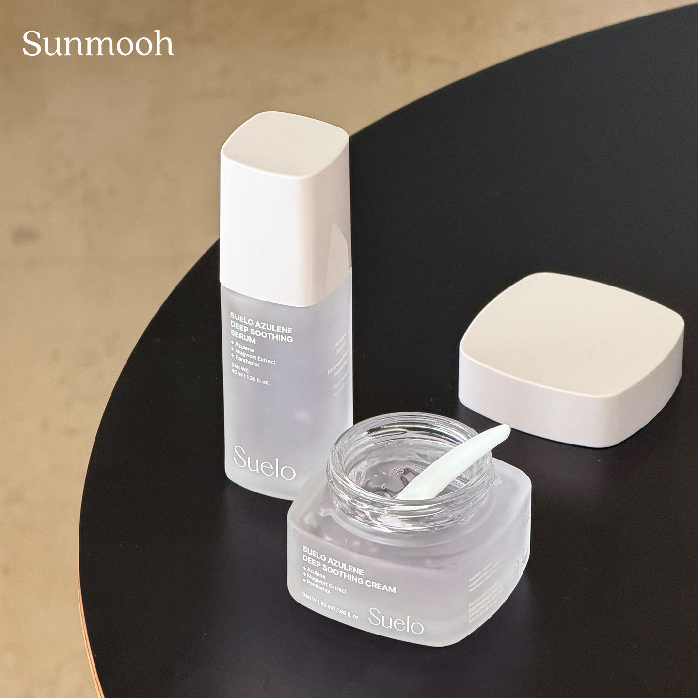 【Sunmooh】院线补水Suelo舒缓镇静安瓶精华啫喱面霜褪红保湿修护