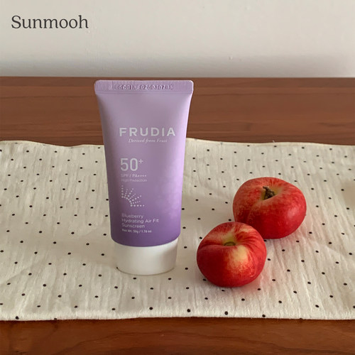 【Sunmooh】免卸晒不黑FRUDIA蓝莓防晒霜清爽水润温和SPF50+敏肌