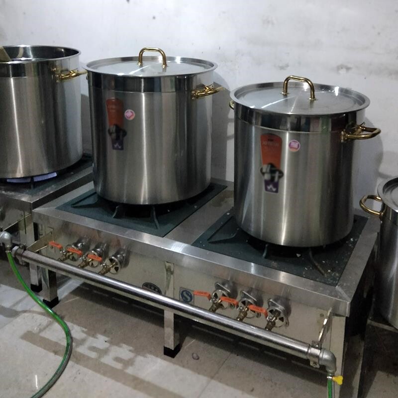 燃气灶台矮脚特厚卤味卤鸭商用低
