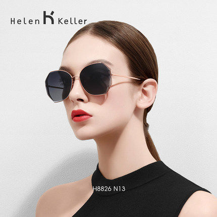 海伦凯勒墨镜女偏光防紫外线高级感大脸显瘦潮流ins太阳镜H8826yd|ruв категории ZIPPO/швейцарский армейский нож/очки, очки - от Buy2taobao.com для оказания профессиональной услуги покупки агента Taobao