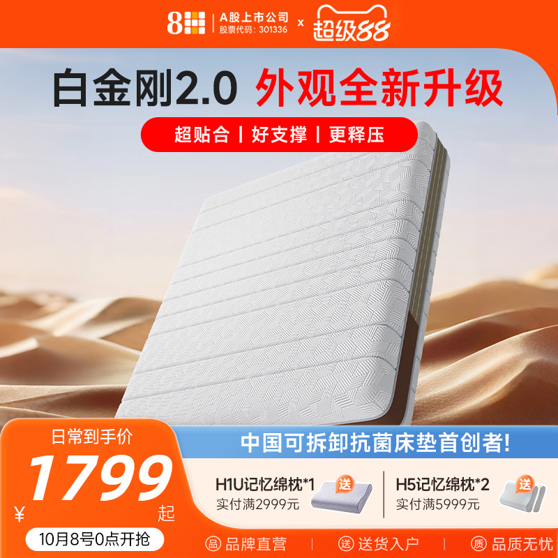 8H乳胶独立袋弹簧床垫