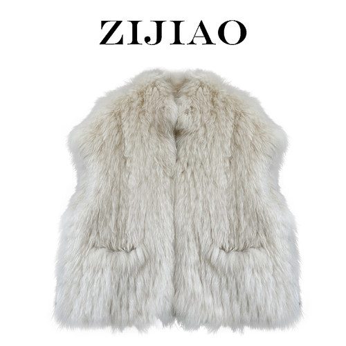 【琳琳专属】1时尚针织毛毛款外套  TUFS-3830