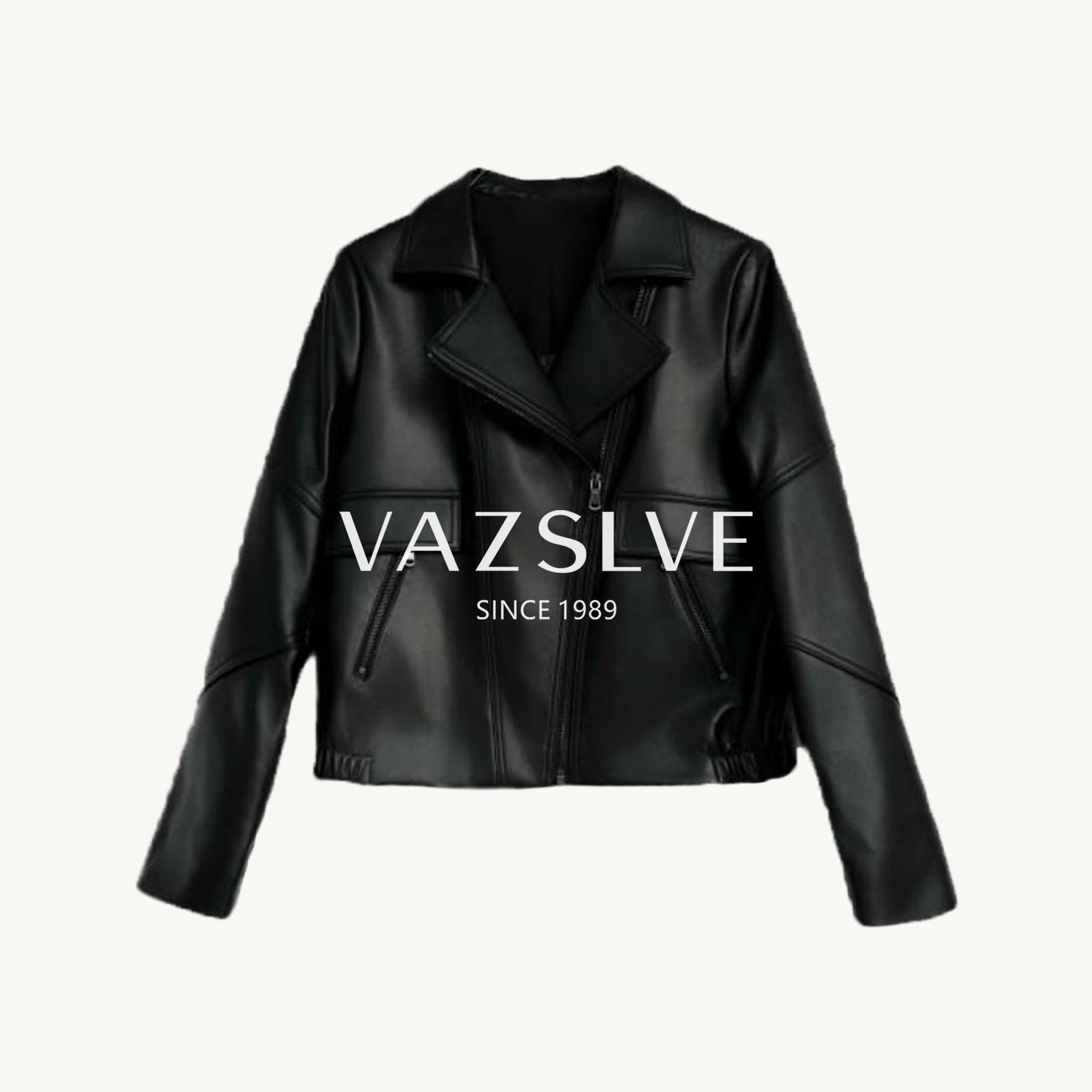 【VAZSLVE/全新奢品】闲机车款春秋短装皮衣 SYPC-31323