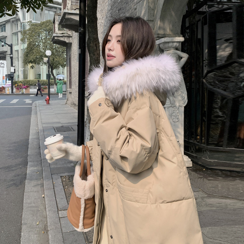 2C221-F227-P385-K578【已出货】大毛领羽绒服90绒,女装羽绒服,2C221
