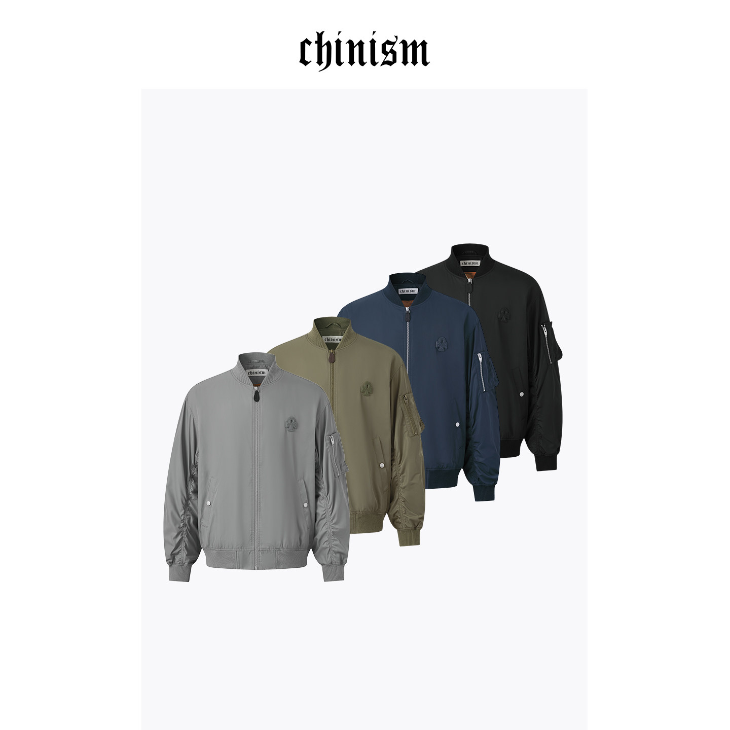 CHINISM丨美式MA1飞行夹克男秋季新款潮牌男士通勤棒球服休闲外套,男装,夹克,淘宝优惠券,粉丝福利购,淘宝优惠卷