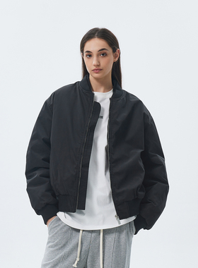 CHINISM丨基础MA1飞行夹克外套男女同款冬季加厚棉衣美式情侣棉服