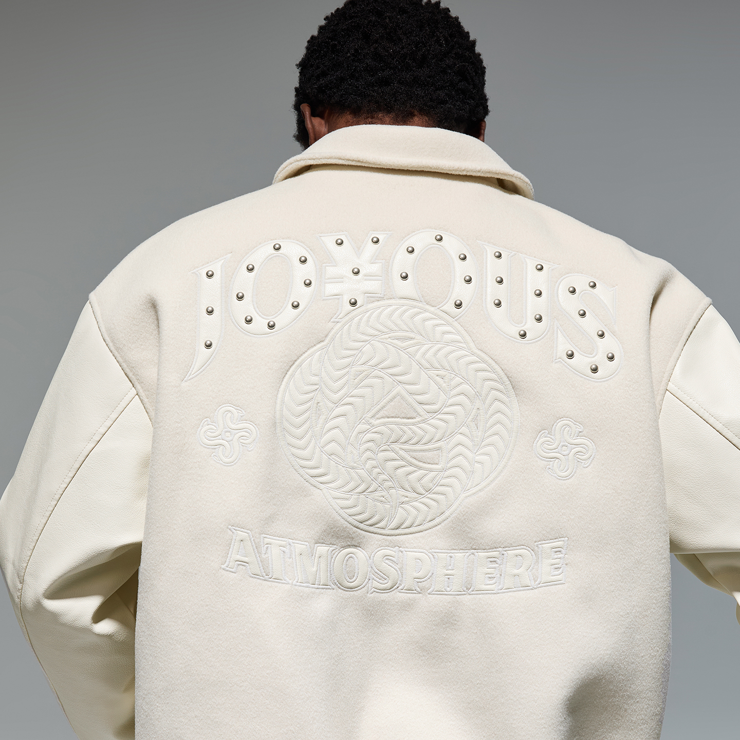 CHINISM赤尘刺绣棒球夹克男