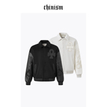 CHINISM丨幸运之符羊毛混纺棒球夹克男秋冬休闲外套/CXHB44CC048