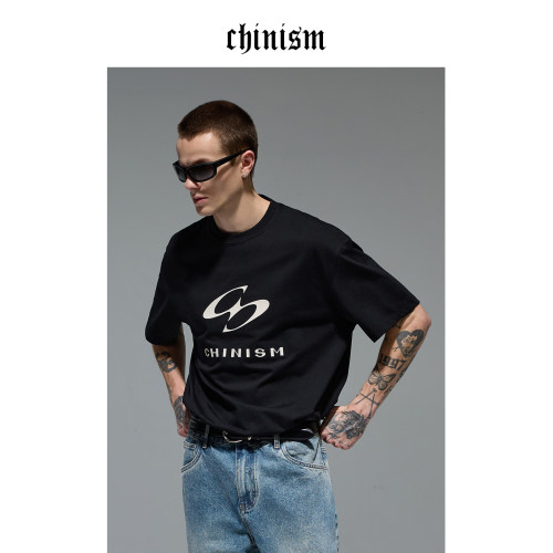 CHINISM赤尘刺绣凉感短袖T恤