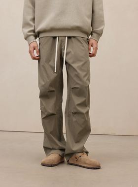 CHINISM丨直筒工装裤男秋冬长裤美式伞兵裤宽松休闲裤男士裤子