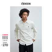 T恤 CHINISM 重磅长袖 男2026春季 CXHC13H5045 幸运之符刺绣polo衫