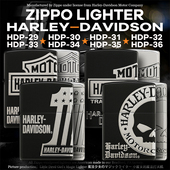 zippo打火机日版 小魔女正品 哈雷标志HDP29