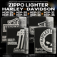 zippo打火机日版 小魔女正品 哈雷标志HDP29