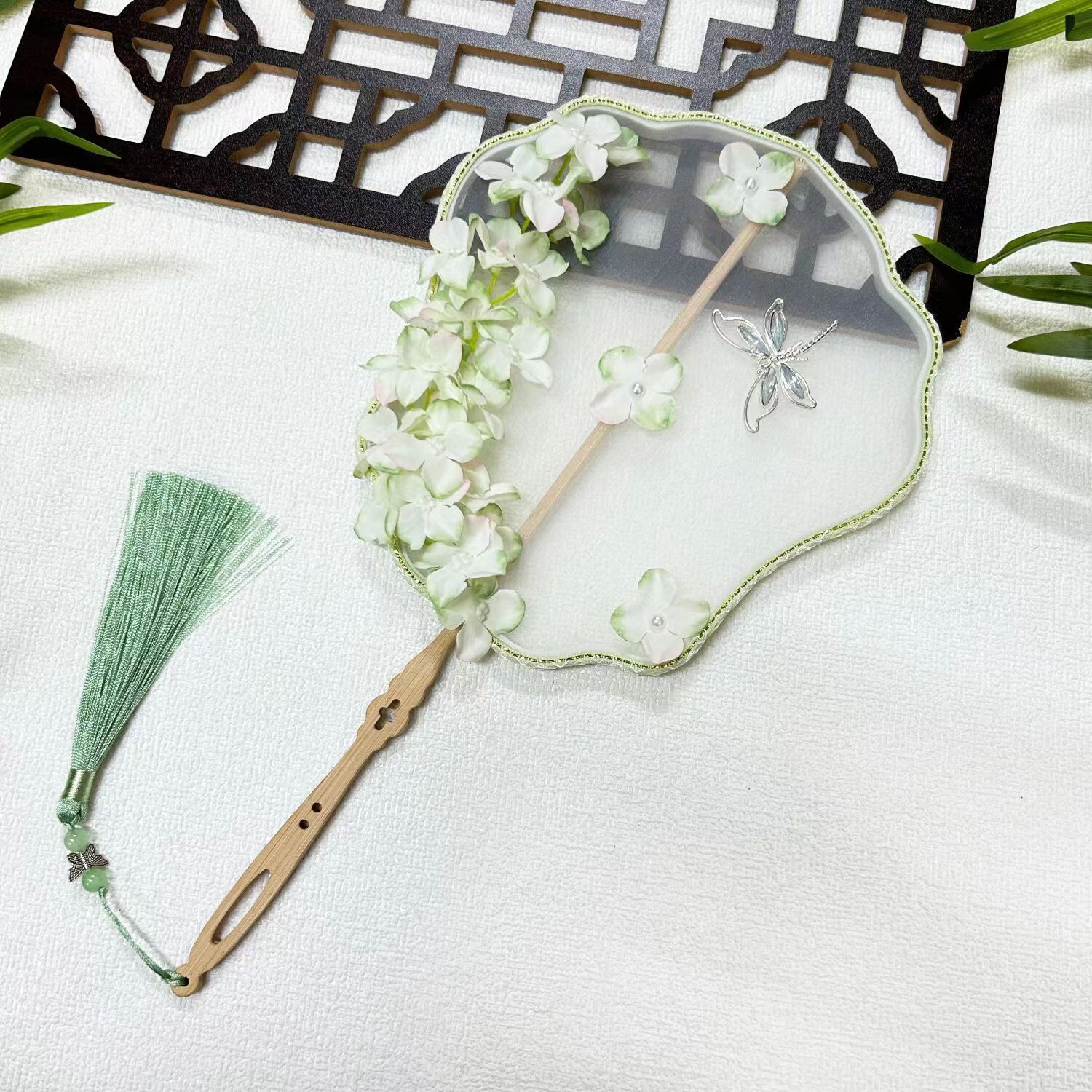 古风圆扇蝴蝶异形团扇汉服小清新