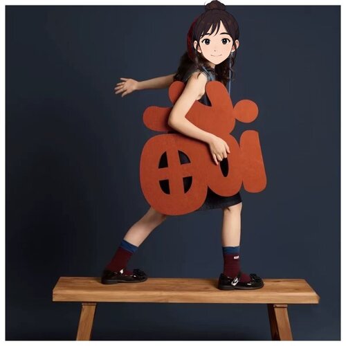 新年儿童写真摄影道具宝宝拍照