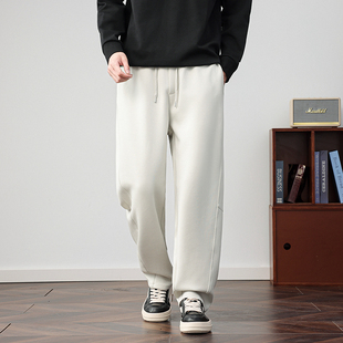 DESSO秋季 含莫代尔柔感宽松直筒休闲通勤裤