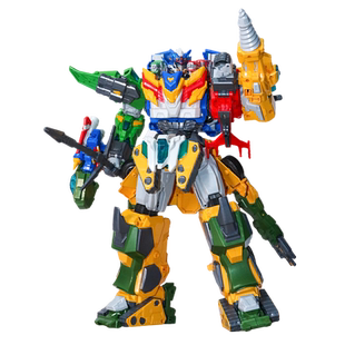 变形联盟3越空勇者八合体聚合超变战神变形机甲机器人玩具男孩