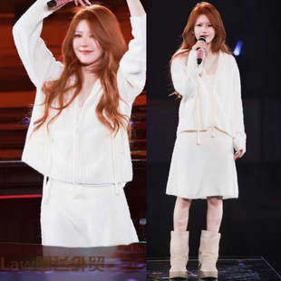 strapless Flattering print floral dress毛衣慵懒风休闲拉 sexy