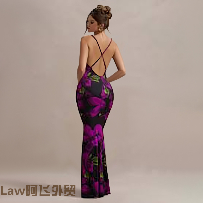 V-neckbacklessslim-fitsexydres