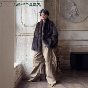 Cotton Thermal Coat翻领长袖 毛毛外套爆款 优雅 Sexy 冬季 Casual