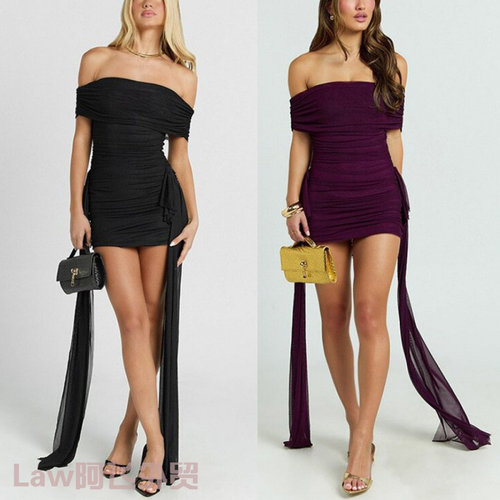 SexycamisoleV-neckslimfitdress