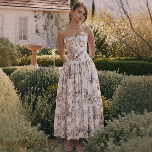 Flatteringsexyfloralprintstrap