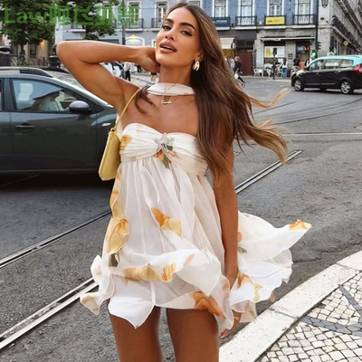 Sexysleevelessfringeslimfitdre