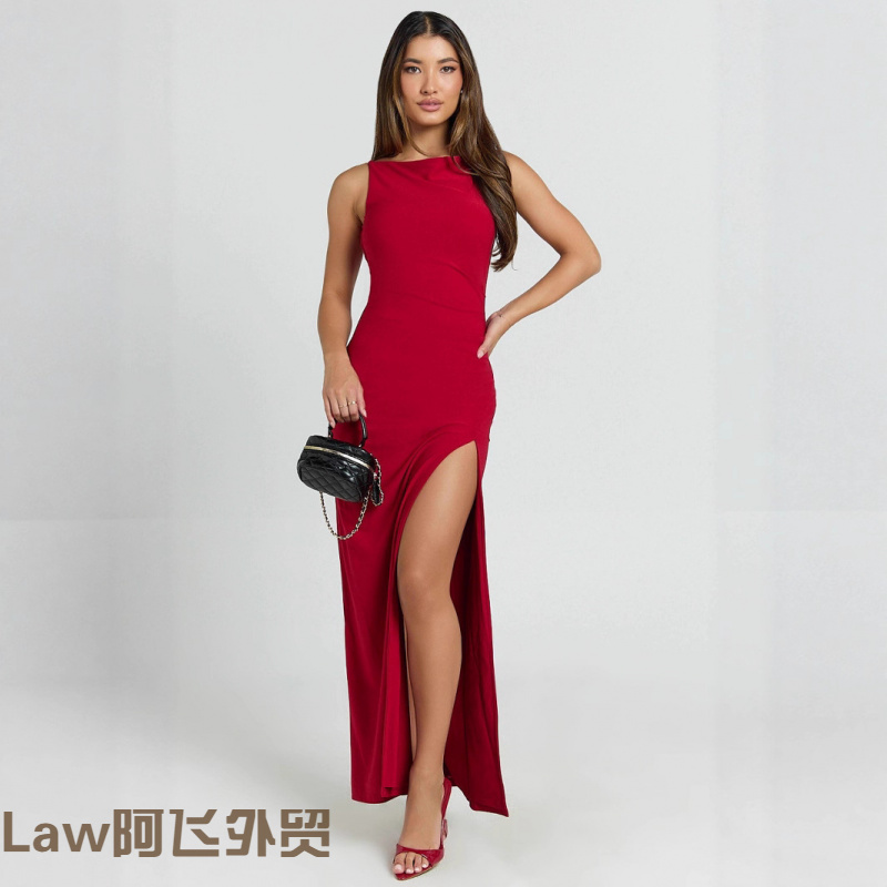 V-neckbacklessslim-fitsexydres