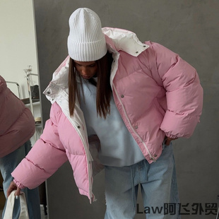 Sexy Sleeve Loose Jacket Coat宽松短款面包服加厚保暖防风外套