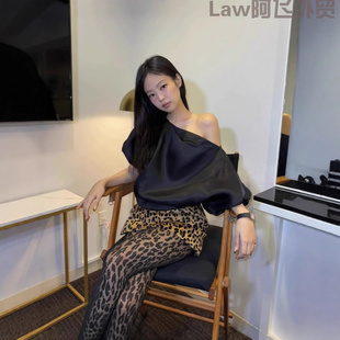 print floral lace dress同款 复古露肩恤女设 Sexy 法式 vacation