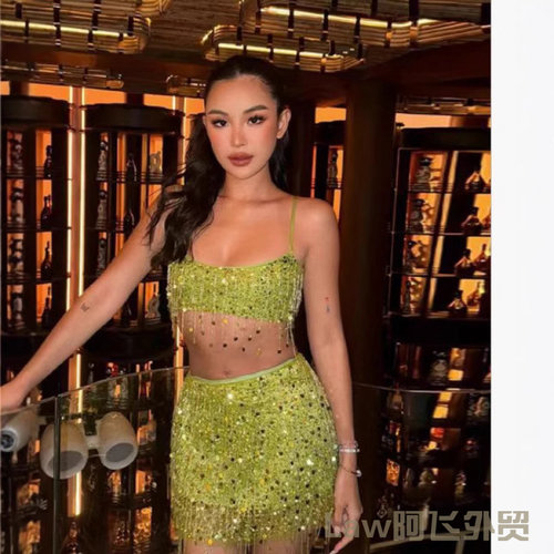 Sexysequinbodyconbacklessdress