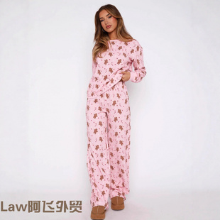 long 家居服性感休闲时尚 sexy 季 women shirt爆款 Lace sleeved