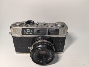 报废相机 饰 二手相机凤凰205机械相机抵账机摆件复古装