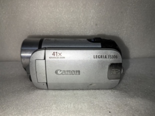 报废相机 二手摄像机佳能FS306插卡数码录像机坏的不能用的充数