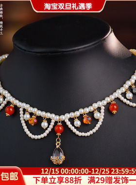 古风复古手工项链璎珞