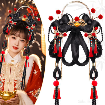 古风假发头饰套装组合