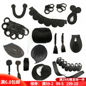 古装 戏曲刘海假发秀禾新娘造型小刘海桃心刘海齐刘海U型斜刘海片