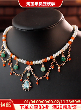 古风项链珍珠新中式配饰