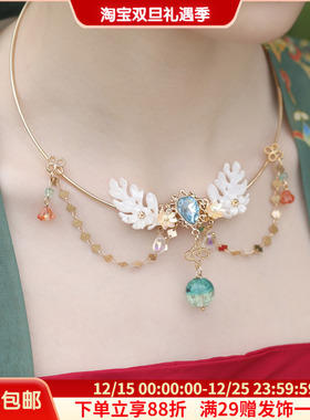 合金女古风配饰项圈项链