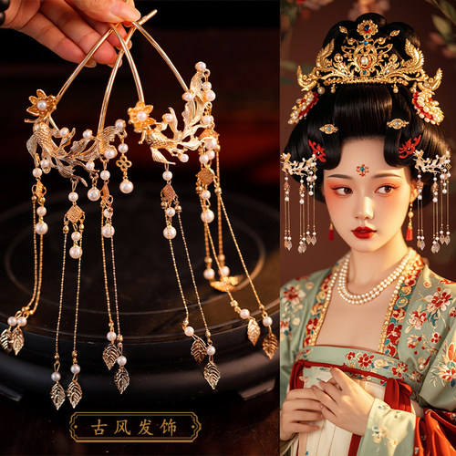 发钗发梳合金复古宫廷