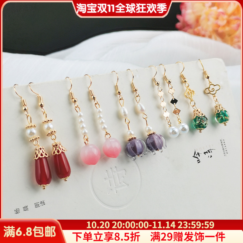 古风女日常百搭耳环配饰