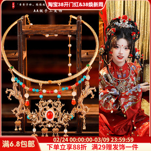 汉服富贵明制合金项圈古风项链晚明风婚嫁汉婚璎珞国风复古宫廷